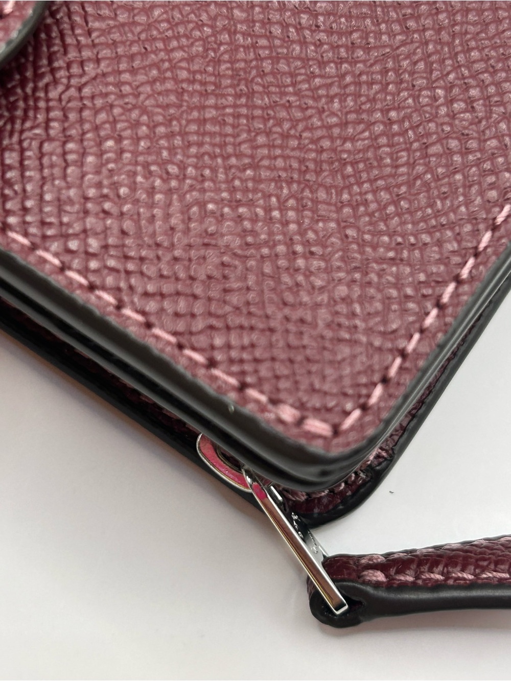 Coach Cross Grain Leather Corner Zip Wallet - Picture 7 of 10